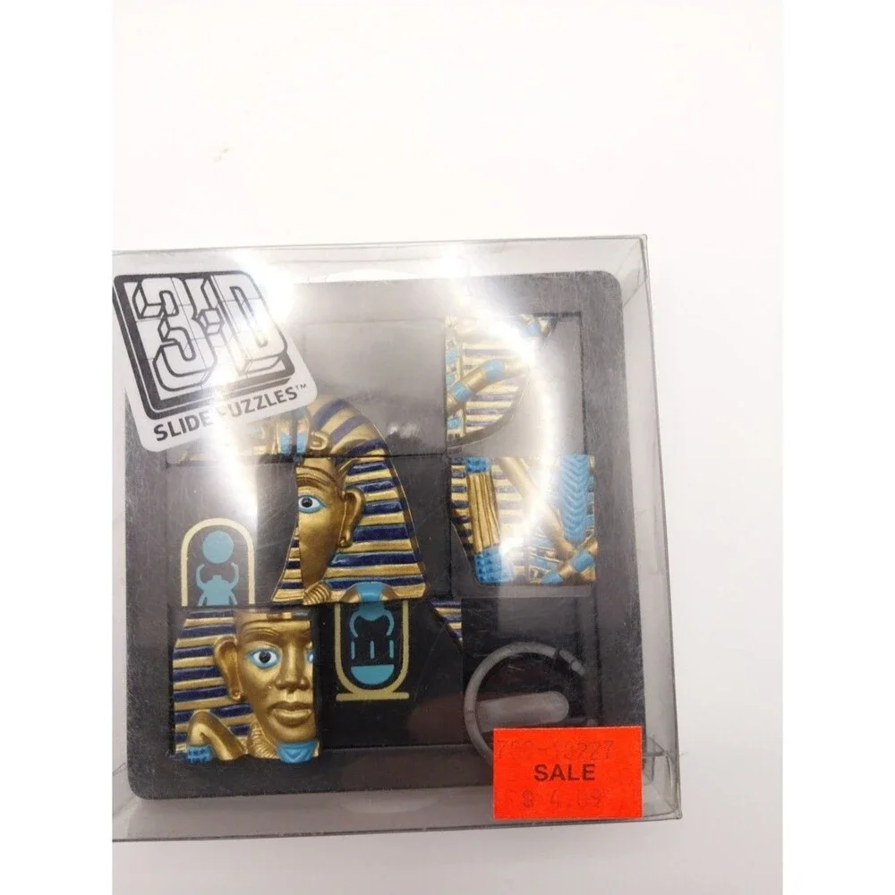 Vintage DaMert Pharaoh 3D Sliding Puzzle Scrambler Toy 1994